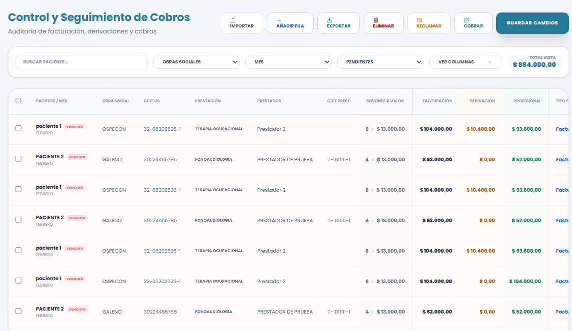 Control de Pagos